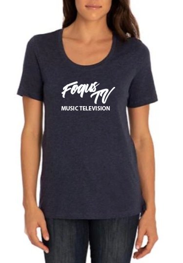 FOQUS TV Women's Navy T-Shirt